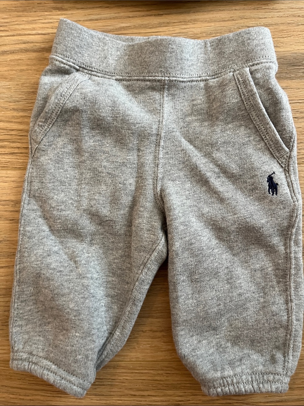 Ralph Lauren Heather Gray Hooded Zip Sweatshirt & Jogger Set - Picture 6 of 8